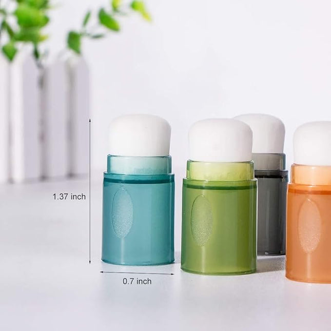 Yoseng 16 pcs Finger Ink Blending Brushes for Card Making for Painting,Drawing,Card Making,Commodities for Finger Painting,Craft Color Coded Handles Ink Blender Tool(Brush Head Diameter 0.6")