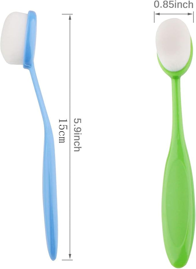 Yoseng 24 Pack Ink Blending Brushes Blenders,Ink Blending Tool for Card Making,Craft Broad Application Assortment Paper Crafter Color Code Handle (Brush Head Size 0.85 Inches)