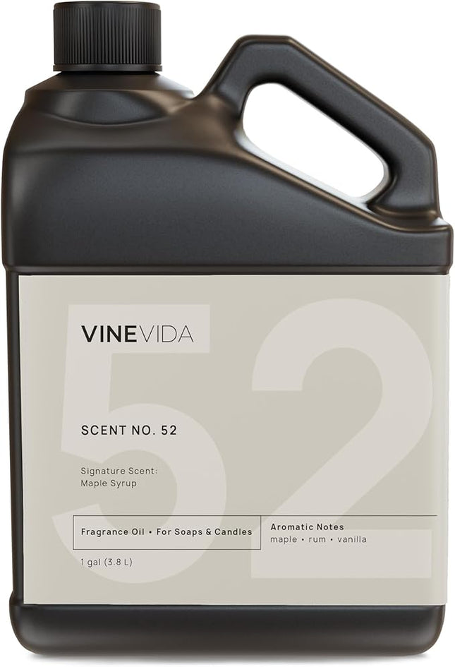 VINEVIDA 128oz Maple Syrup Fragrance Oil for Candle and Soap Making - Natural Candle Scents - Made in USA