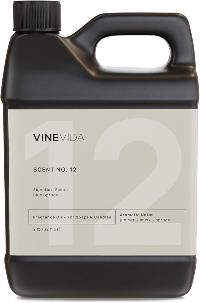 VINEVIDA [32oz] Blue Spruce Fragrance Oil for Candle and Soap Making - Made in USA Natural Scents