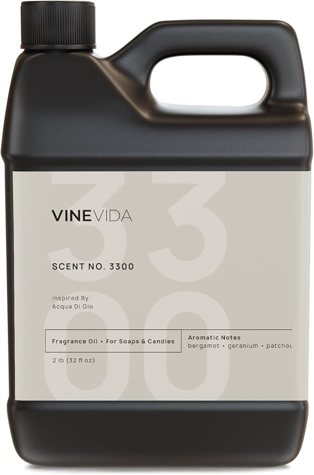 VINEVIDA [32oz] (Our Version of) Acqua Di Gio Fragrance Oil for Candle Making - Made in USA Scents for Soap and Candle Making - Natural Fragrance Oil