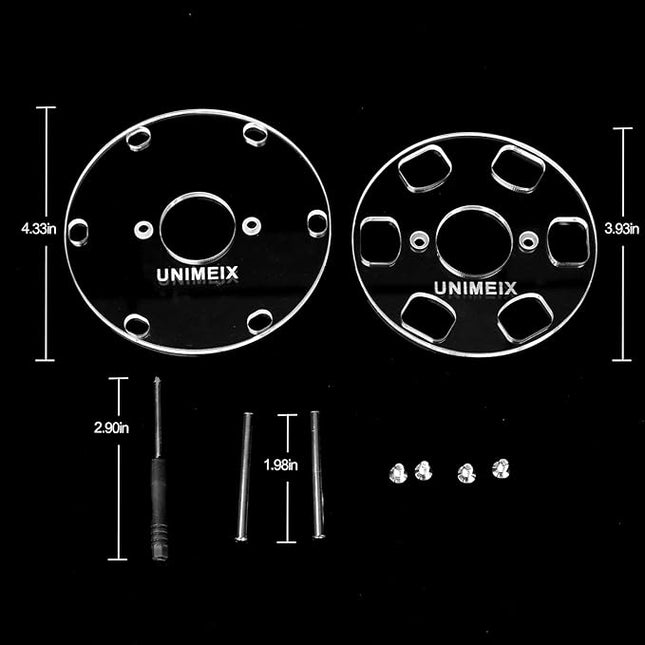 UNIMEIX 6 Pack Blending Brush for Card Making Crafting Ink Blender Brushes Set Tool Paper Background Brush Drawing