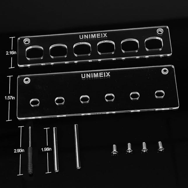 UNIMEIX 6 Pack Blending Brush for Card Making Crafting Ink Blender Brushes Set Tool Paper Background Brush Drawing