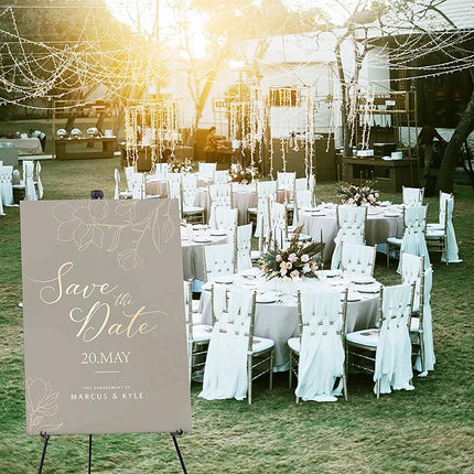 Audio-Visual Direct Lightweight Steel Telescoping Art Display Easel, Collapsible, 65 inches